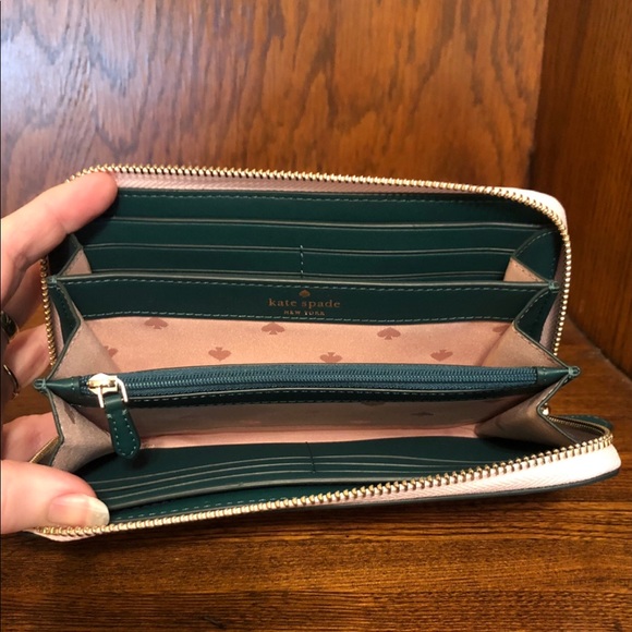 NWT-Kate Spade-Pineapple Marlee Large Zip Wallet & Pineapple Novelty Coin Purse - Picture 6 of 12